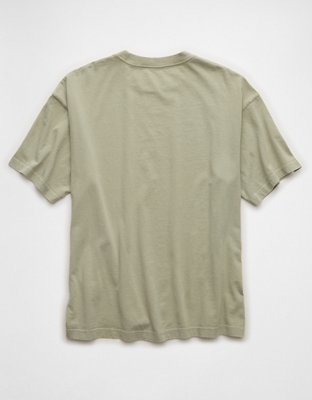 AE Boxy Riley Green Graphic T-Shirt