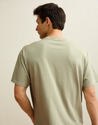 AE Boxy Riley Green Graphic T-Shirt