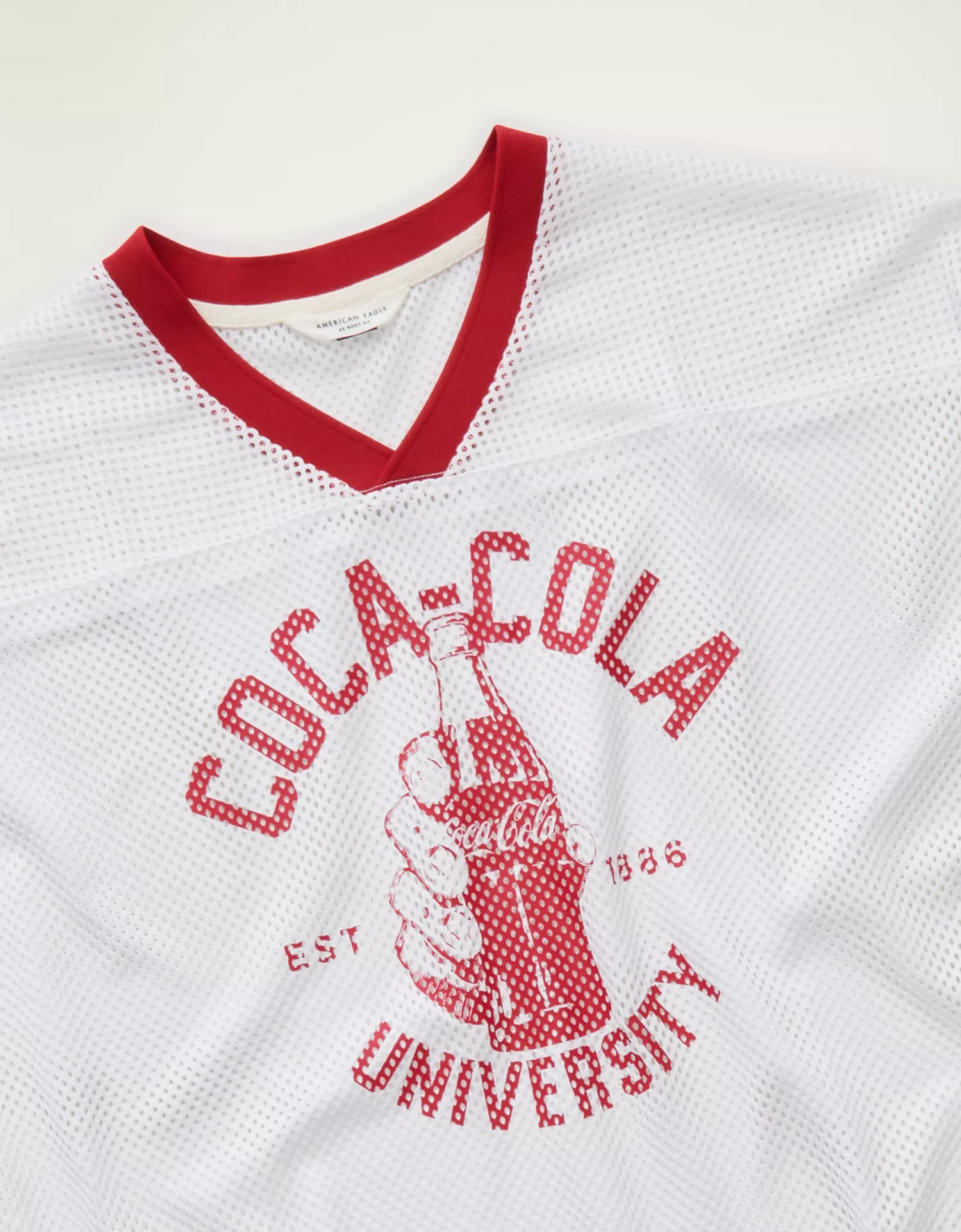 AE Boxy Fit Coca Cola Short-Sleeve Mesh Jersey - thumbnail 5