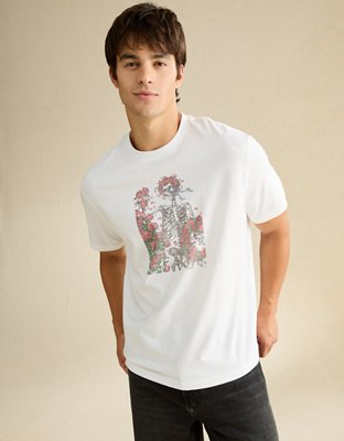 AE Standard Fit Grateful Dead Graphic T-Shirt