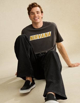 AE Standard Fit Nirvana Graphic T-Shirt
