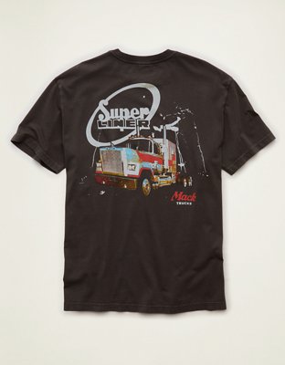 AE Standard Fit Mack Truck Graphic T-Shirt