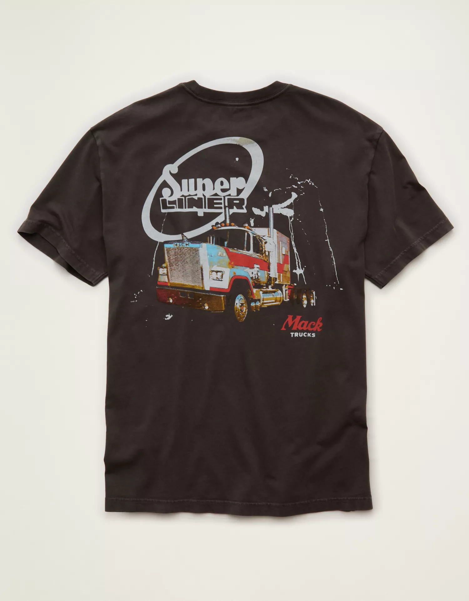 AE Standard Fit Mack Truck Graphic T-Shirt