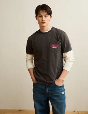 AE Standard Fit Mack Truck Graphic T-Shirt
