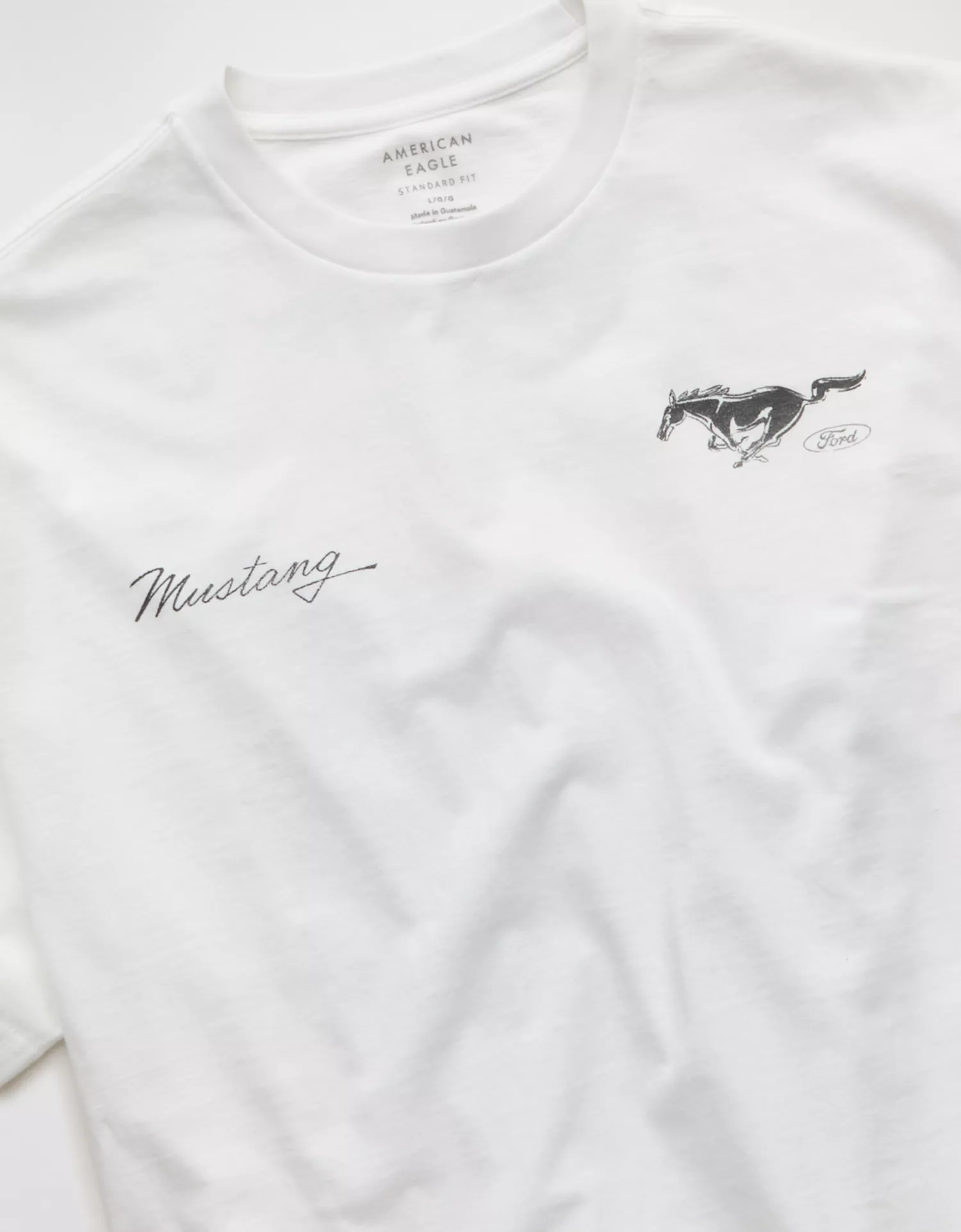 AE Standard Fit Ford Mustang Graphic T-Shirt - thumbnail 7