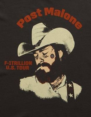 AE Boxy Fit Post Malone Long-Sleeve Graphic T-Shirt