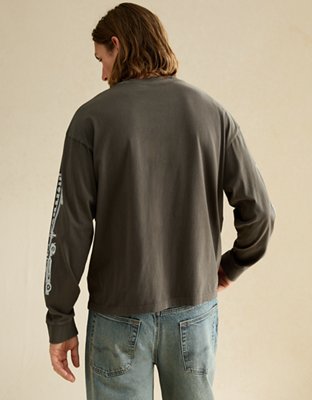 AE Boxy Fit Post Malone Long-Sleeve Graphic T-Shirt