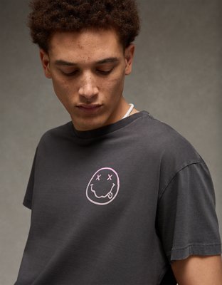 AE Shrunken Fit Nirvana Graphic T-Shirt