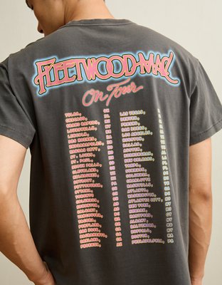 AE Shrunken Fit Fleetwood Mac Graphic T-Shirt