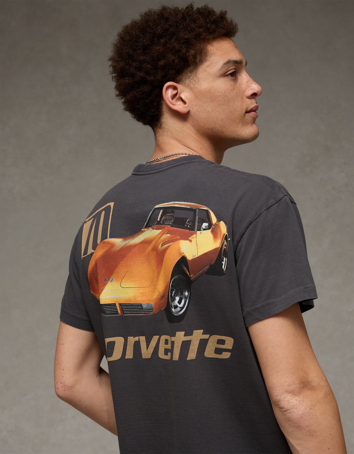 AE Shrunken Fit Corvette Graphic T-Shirt - image 2