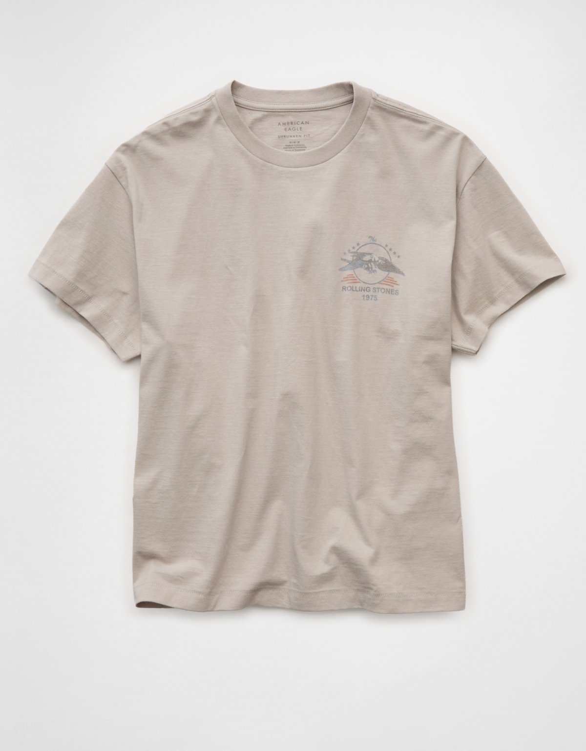 AE Shrunken Fit Rolling Stones Graphic T-Shirt - image 3
