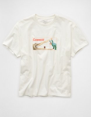 AE Shrunken Fit Guinness Graphic T-Shirt from American Eagle - $31.45