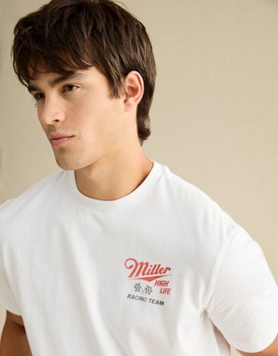 AE Standard Fit Miller High Life Graphic T-Shirt
