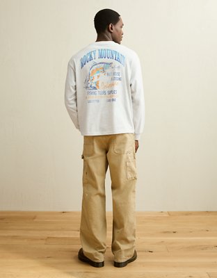 AE Standard Fit Rocky Mountain Long-Sleeve Graphic T-Shirt