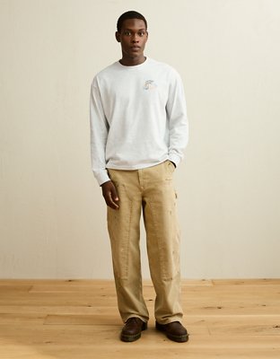 AE Standard Fit Rocky Mountain Long-Sleeve Graphic T-Shirt