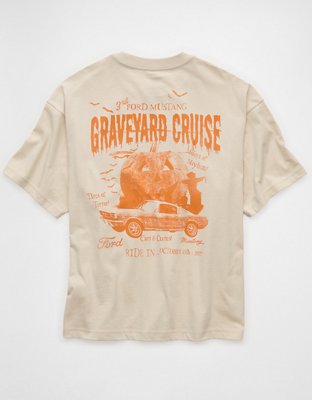 AE Boxy Fit Ford Halloween Graphic T-Shirt