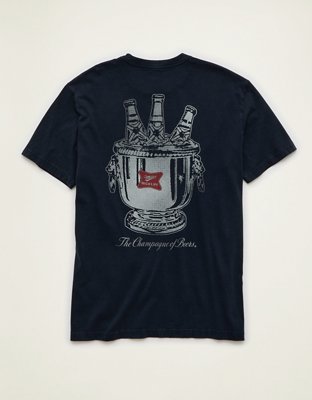 AE Standard Fit Miller High Life Graphic T-Shirt