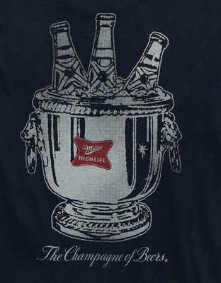AE Standard Fit Miller High Life Graphic T-Shirt