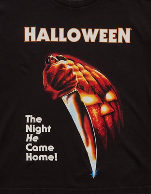 AE Boxy Fit Halloween Movie Graphic T-Shirt