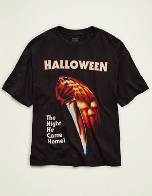 T-shirt à image du film Halloween de coupe droite AE
