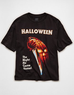AE Boxy Fit Halloween Movie Graphic T-Shirt