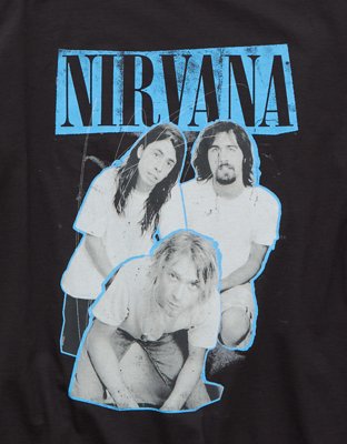 AE Standard Fit Nirvana Graphic T-Shirt