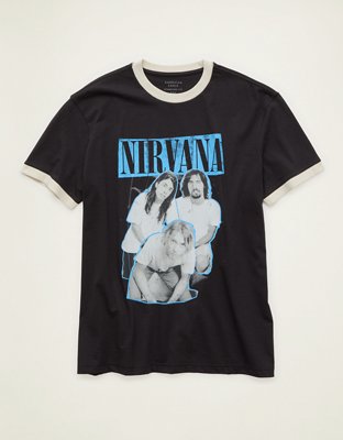 AE Standard Fit Nirvana Graphic T-Shirt