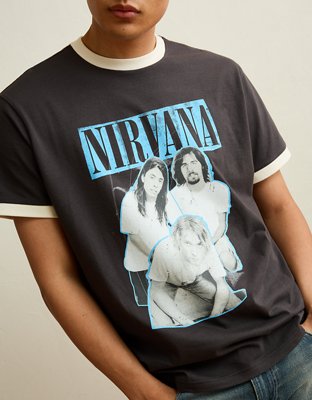 AE Standard Fit Nirvana Graphic T-Shirt