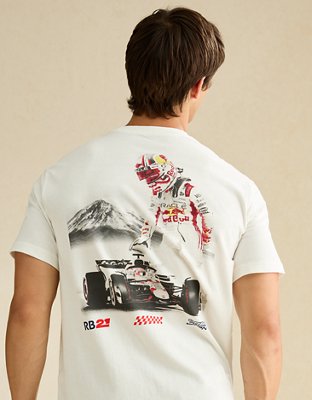 AE x Oracle Standard Fit Red Bull Racing Graphic T-Shirt