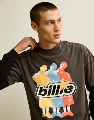 AE Boxy Fit Billie Eilish Graphic T-Shirt