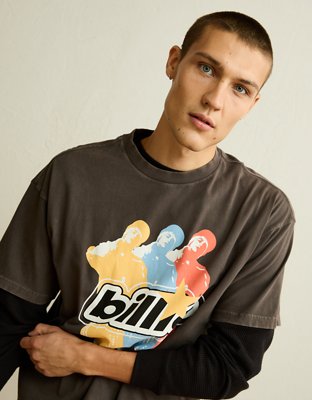 AE Boxy Fit Billie Eilish Graphic T-Shirt