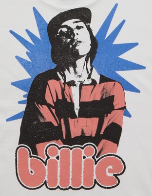 AE Boxy Fit Billie Eilish Graphic T-Shirt