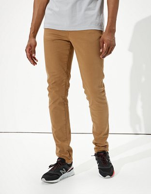 slim bootcut khakis mens