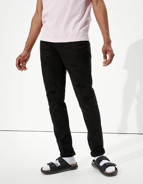 Мужские джинсы American Eagle AE AirFlex+ Ripped Slim Jean