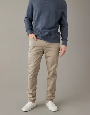 AE Flex Skinny Lived-In Khaki Pant