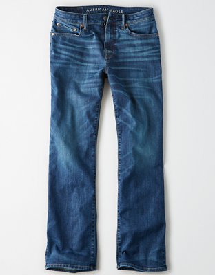 American Eagle Outfitters Boot-Leg Men Blue Jeans