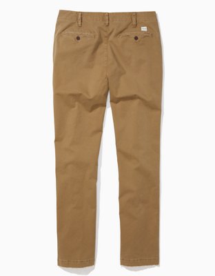 AE Flex Athletic Straight Lived-In Khaki Pant