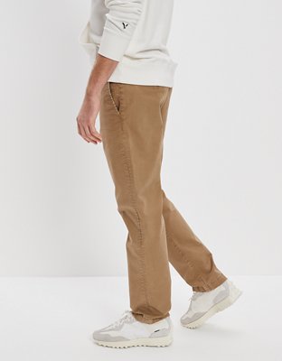AE Flex Athletic Straight Lived-In Khaki Pant