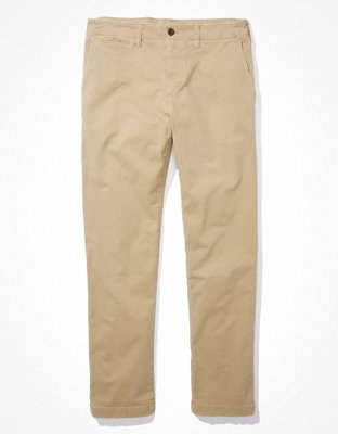 AE Flex Athletic Straight Lived-In Khaki Pant