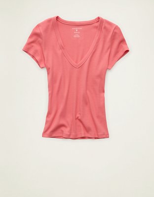 AE V-Neck Hey Baby Tee