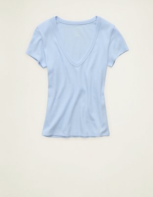 AE V-Neck Hey Baby Tee