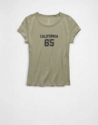 AE Graphic Hey Baby Tee | American Eagle
