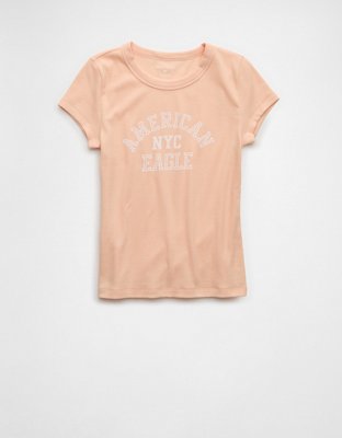 AE Graphic Hey Baby Tee | American Eagle