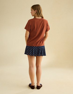 Женская футболка American Eagle AE Everyday, цвет: Янтарный коричневый — фото 2