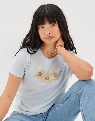 Женские футболки American Eagle AE Classic Graphic Tee — фото 4