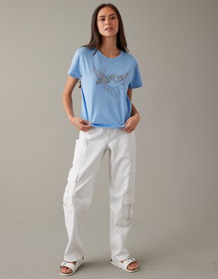 Женские футболки American Eagle AE Graphic Logo Tee — фото 4