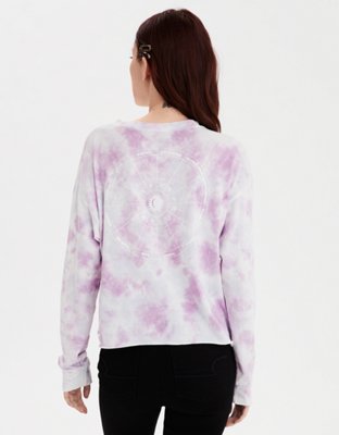 Женские футболки American Eagle AE Long Sleeve Horoscope Graphic T-Shirt — фото 2