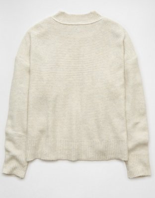 AE Slouchy Cropped Pullover Sweater