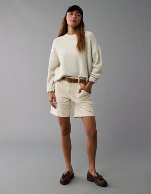 AE Slouchy Cropped Pullover Sweater