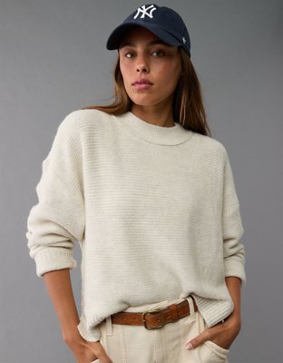 AE Slouchy Cropped Pullover Sweater